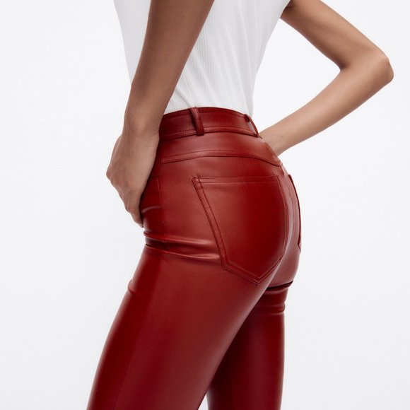 ZARA | Faux Leather Leggings - Picture 2 of 6